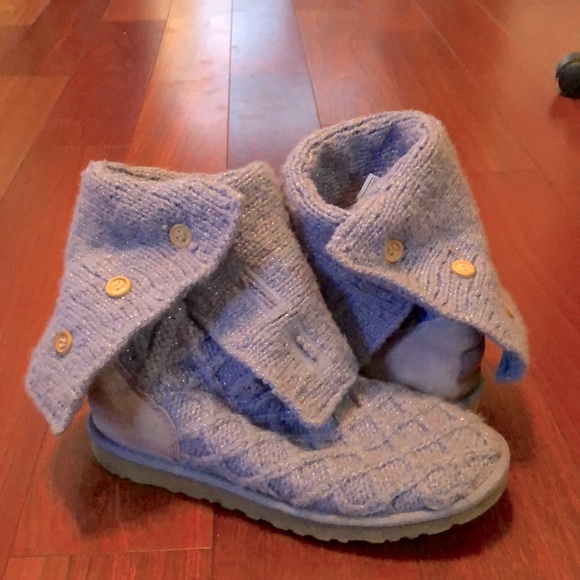 UGG Shoes - Purple UGG Cardigan Boots